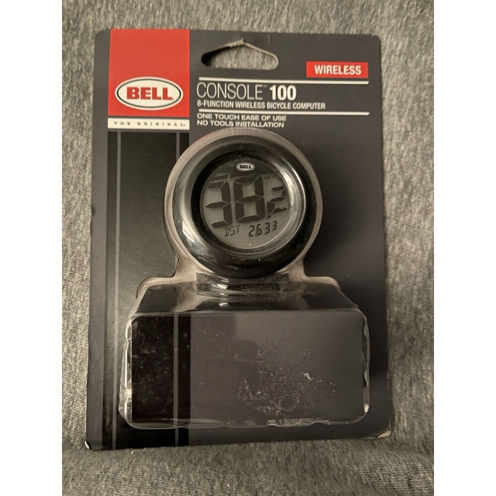New Sealed Bell Console 100 8-function Wireless Bike Cycle Computer NEW
